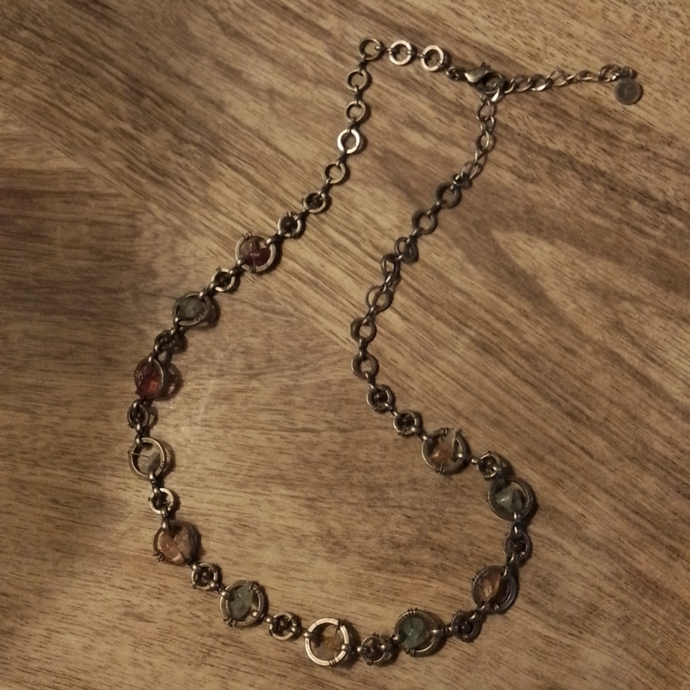 Wire wrapped necklace